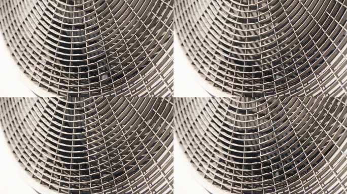 室外机盘管上的空调风扇停止转动