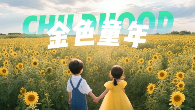 金色童年LED背景（无字幕）