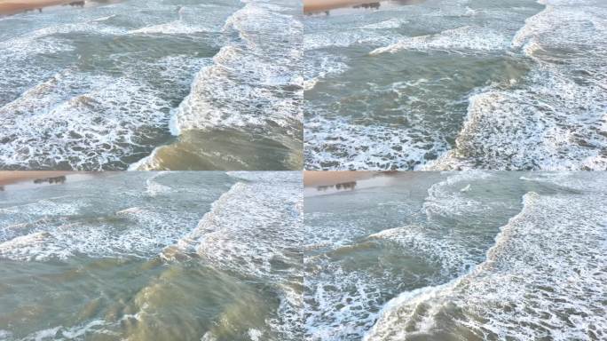 夕阳下的海滩