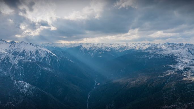 雪山延时