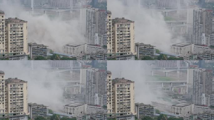 重庆站爆破全程