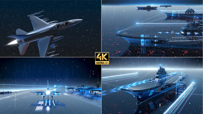 科技作战指挥军事科技片头