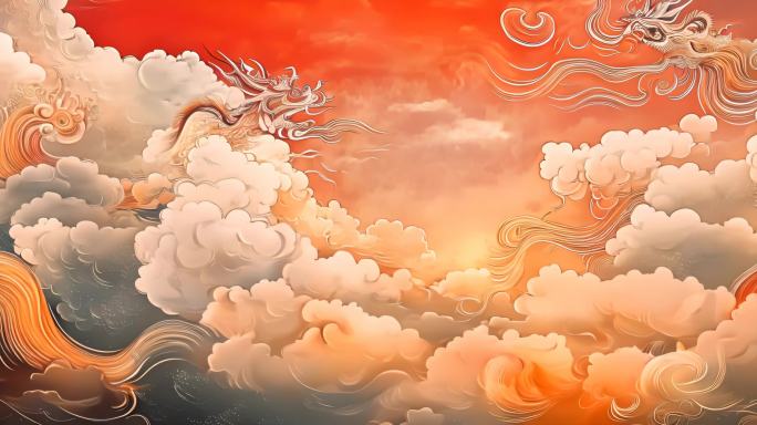 祥云 舞台背景