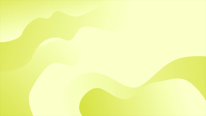 黄色渐变与动态曲线优雅的图形设计元素波浪渐变背景