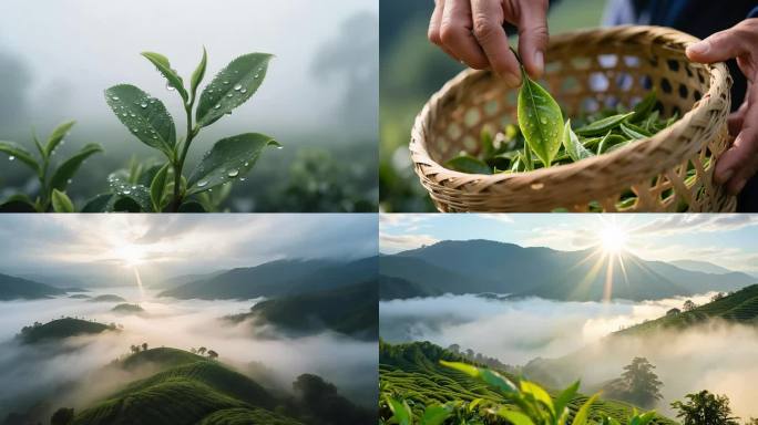 茶 茶叶茶山茶艺茶园采茶茶红茶春茶茶叶茶