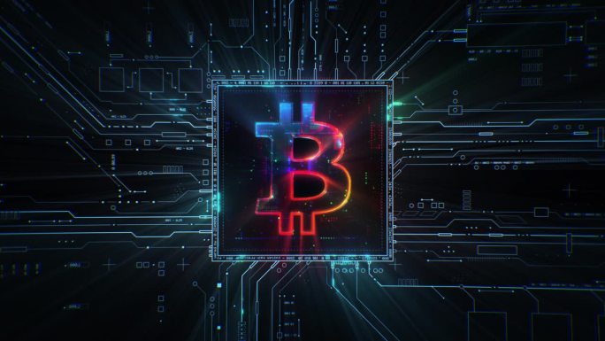 加密货币和数字钱包的力量。产业转型与客户服务。展望未来。3D渲染