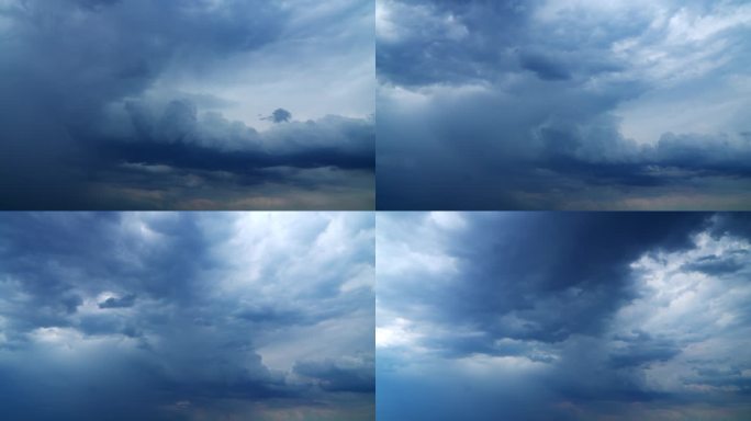 雷雨天气下的云层涌动