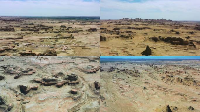 雅丹地貌壮丽风光 魔鬼城