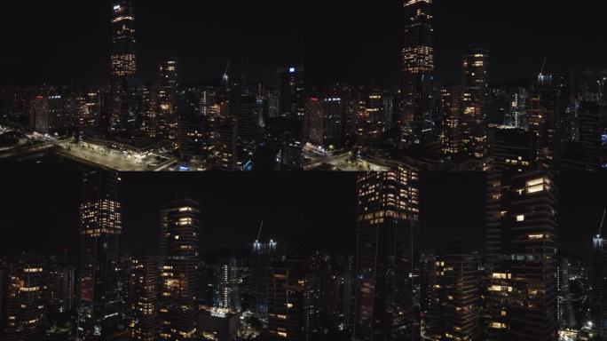 深圳夜景鸟瞰图