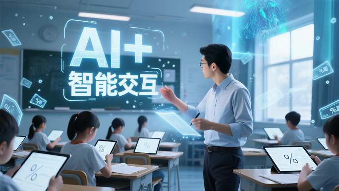 ai教育数字化学习虚拟现实未来教育老师