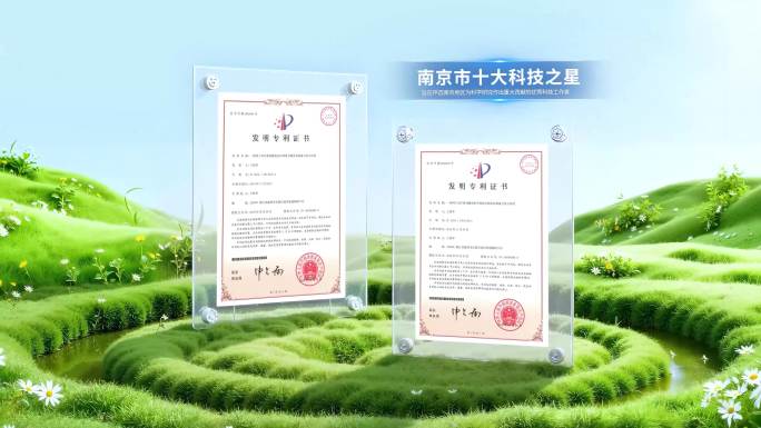4K绿色科技创新荣誉证书颁奖