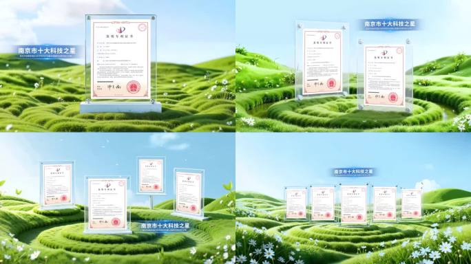 4K绿色科技创新荣誉证书颁奖
