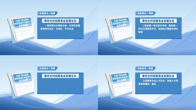 新闻通知文字数据动画