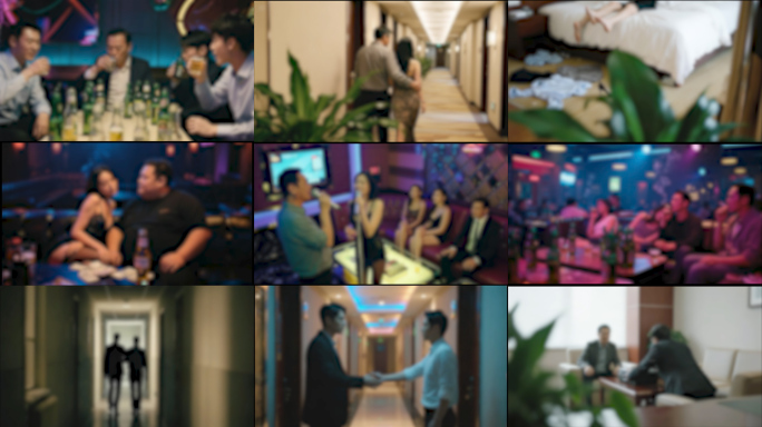 纸醉金迷灯红酒绿会所作风奢靡贿赂权色交易