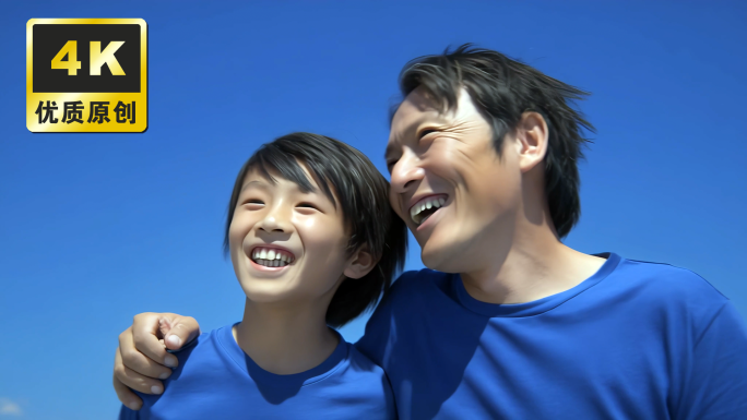 父亲节父亲爸爸父爱如山温馨父子成长亲情