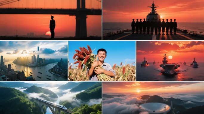 《中国人》配乐背景 音画同步