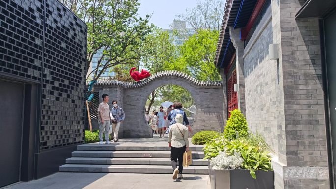 北京大吉巷人流热闹多景别多角度4K60