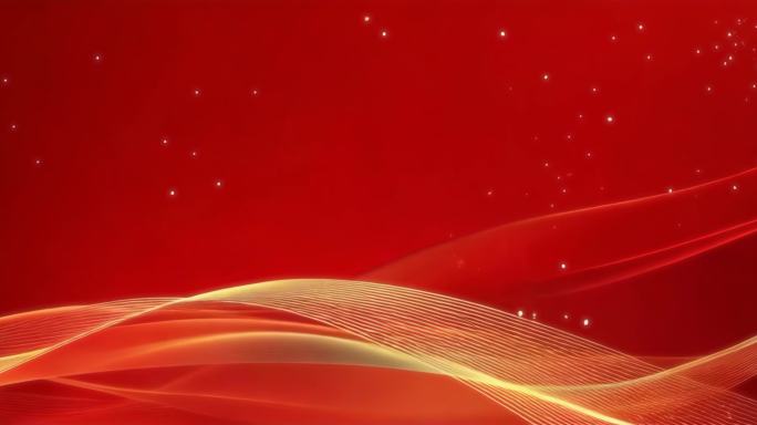 晚会背景 红色 颁奖 粒子背景 循环6k