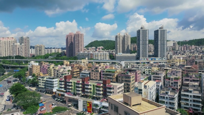 2025深圳大芬油画村航拍4K