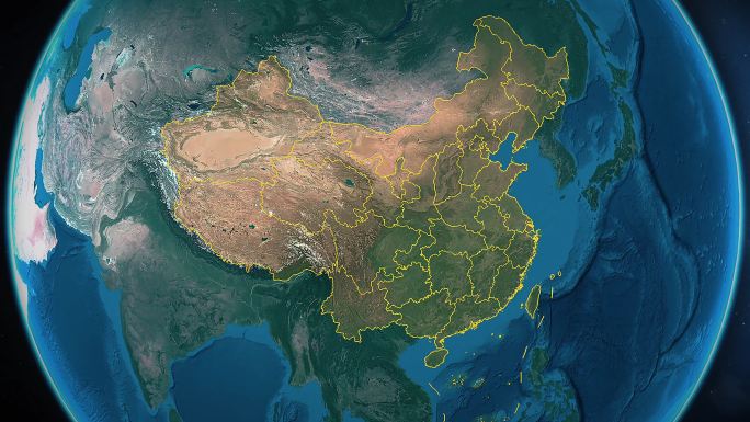 地球俯冲穿梭定位片头 带透明通道
