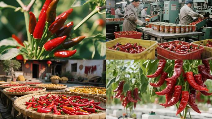 辣椒丰收与加工