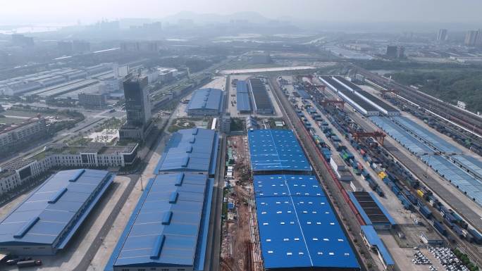 4K长沙金霞港长沙国际铁路港中欧班列6