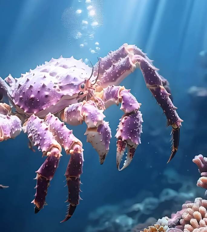 帝王蟹海鲜美食