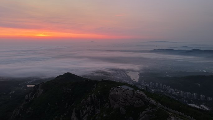 壮美山河云海日出景观