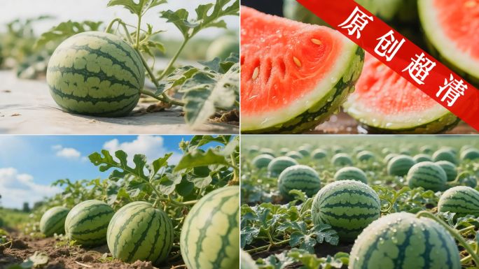 西瓜种植 西瓜丰收 西瓜