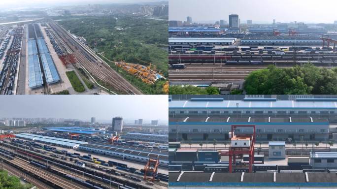 4K长沙金霞港长沙国际铁路港中欧班列3