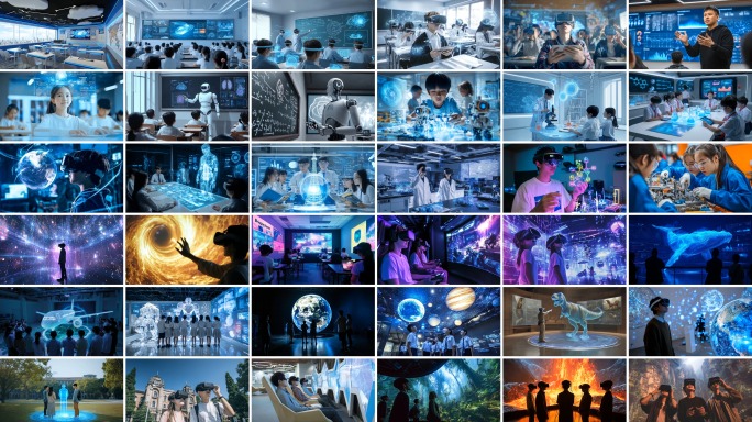 智慧教育智慧课堂科技校园数字化教育合集