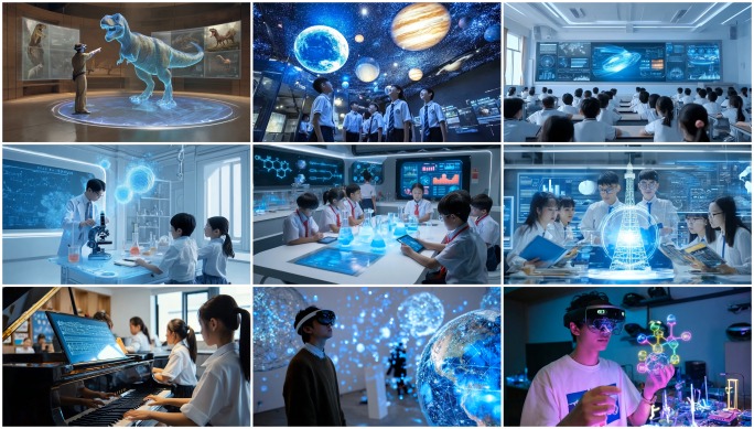 智慧教育智慧课堂科技校园数字化教育合集