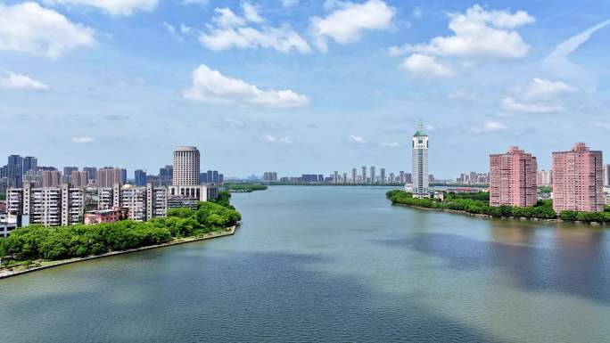 南昌市青山湖延时航拍