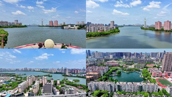 南昌市青山湖延时航拍
