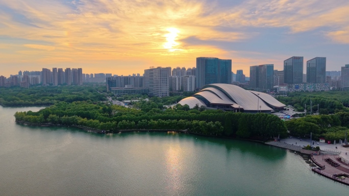 合肥政务区天鹅湖地标大剧院广电中心CBD