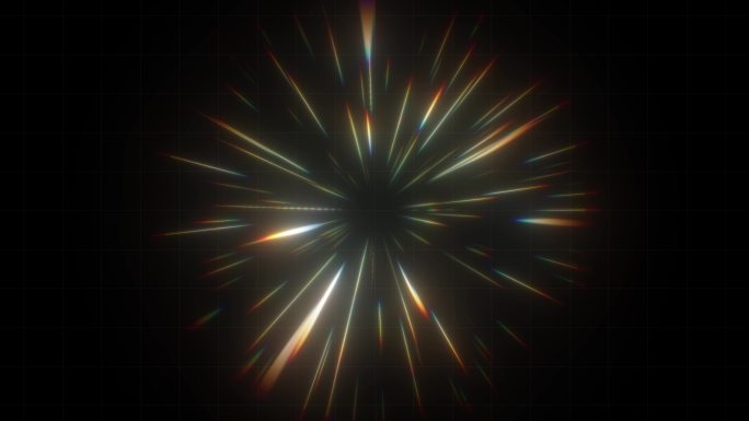 星光闪耀的炫光粒子特效
