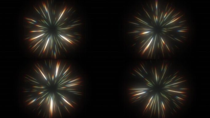 星光闪耀的炫光粒子特效