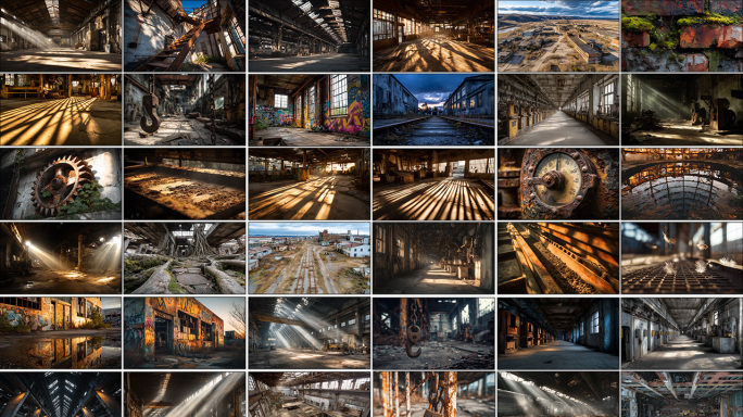 废弃工厂 废弃厂房 老工业基地