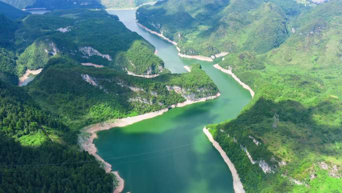 绿水青山河流山河江河流域