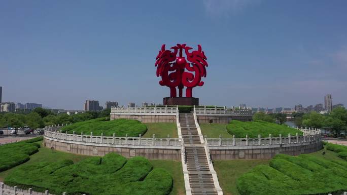 南京江宁百家湖凤凰台晴好天气