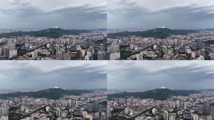 广州市远眺白云山