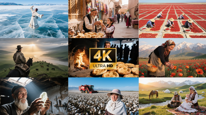 新疆人文特写镜头 唯美