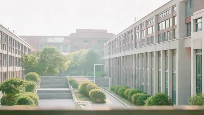 4K学校校园毕业季学生空镜