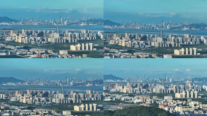 珠海金湾城市建筑高空航拍