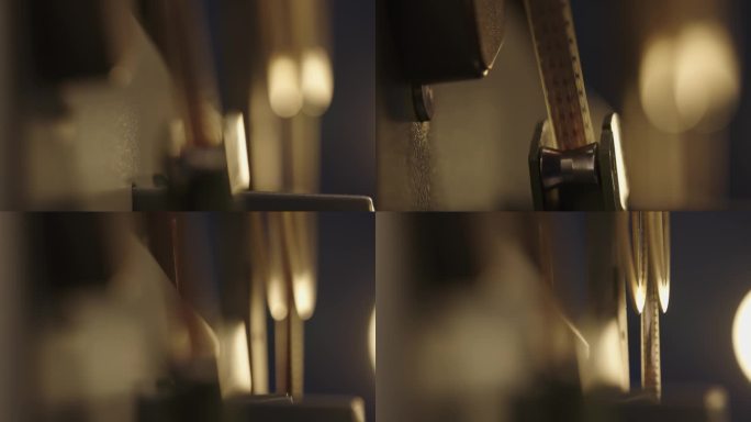 老电影放映机胶卷胶片资料影像