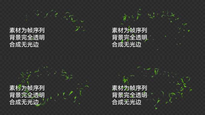 绿叶飞舞_环绕