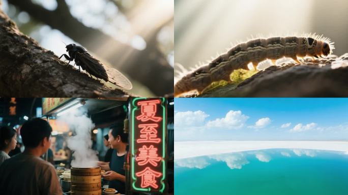 夏日 立夏 夏至 昆虫与美食之旅