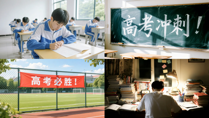 高考考试考场考生
