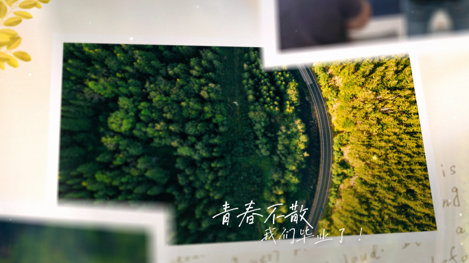 无插件)温馨照片青春生活回忆相册