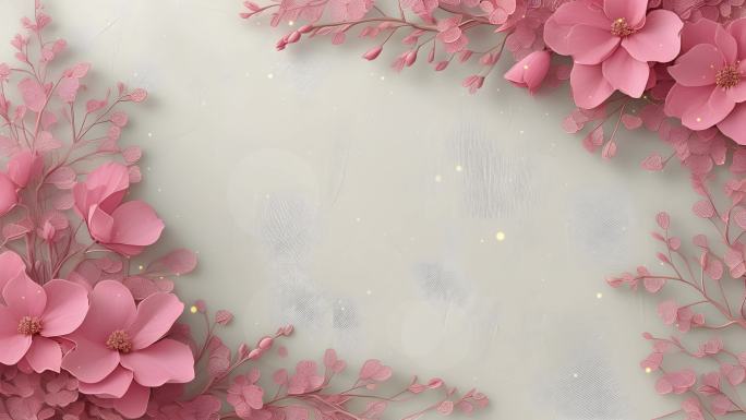 唯美花卉背景